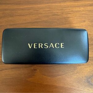 Versace Black Case with Gold Logo